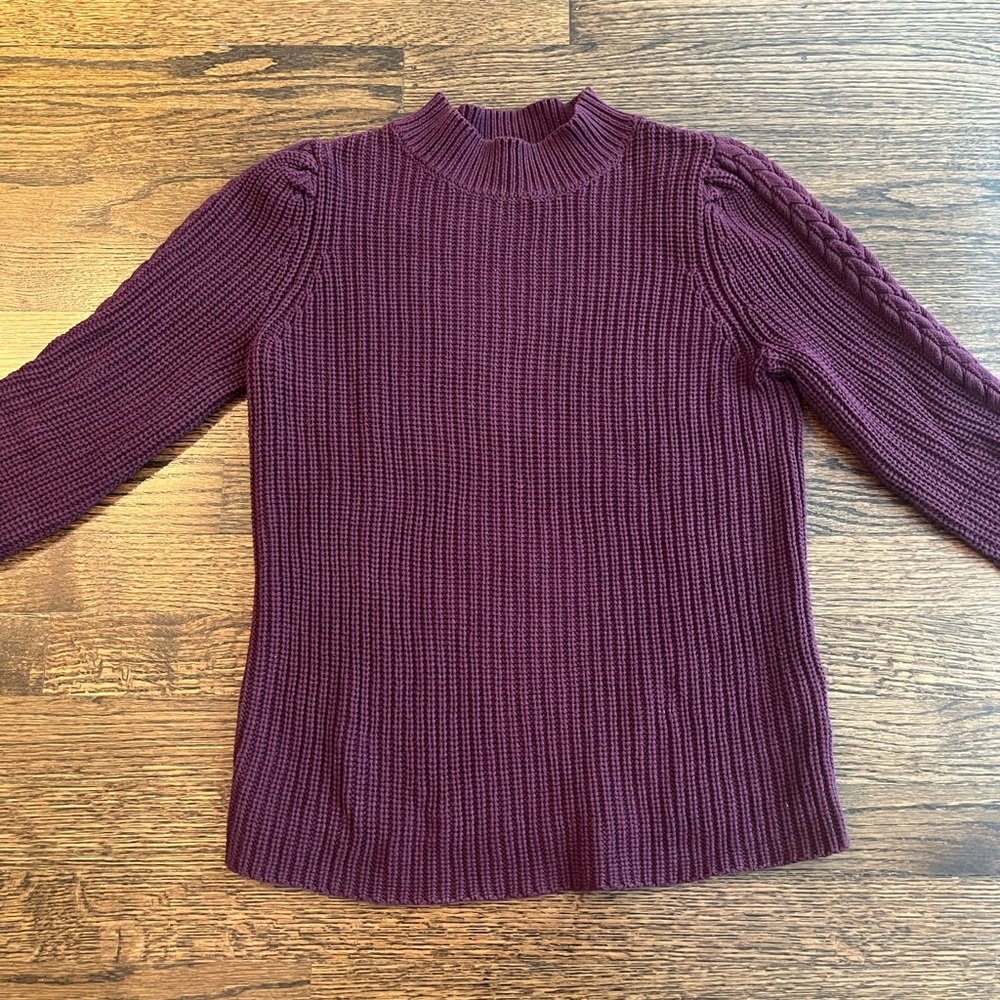 Plum Sweater and Slip Skirt Set - Picture 3 of 8